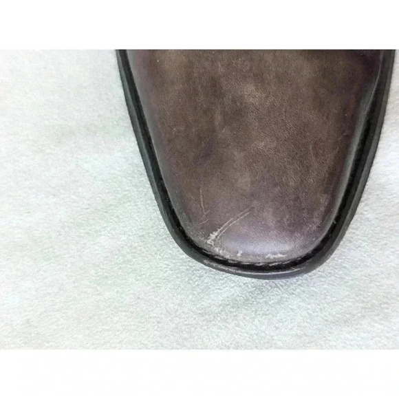Magnanni Marco Cuero Single Monk Strap Gray Mens Dress 13276 Sz 10.5 M - Picture 14 of 16